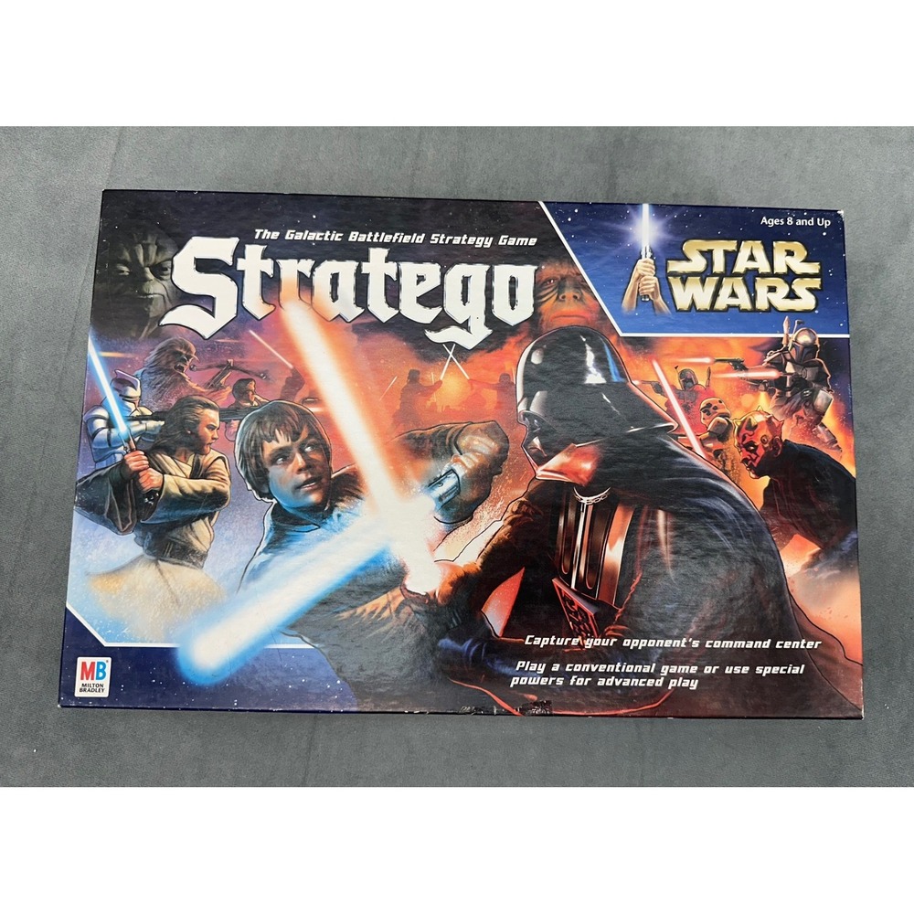 Star Wars Stratego Board Game 2002 Milton Bradley Saga Edition Complete